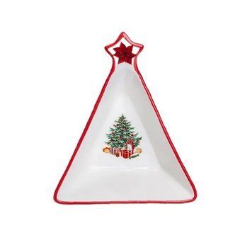 Салатниця Christmas фігурна 14,5*12 см Yiwu AMB-002176 фото