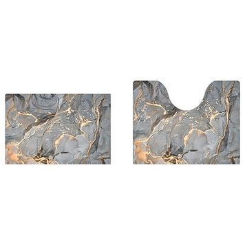 Набір килимків для ванної та туалету Luxury Marble 50*80/40*50 см AMB-004428 фото
