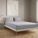 Комплект простирадло на резинці з наволочками 160*200 см трикотаж, сірий ТМ COLORFUL HOME AMB-001117 фото 4