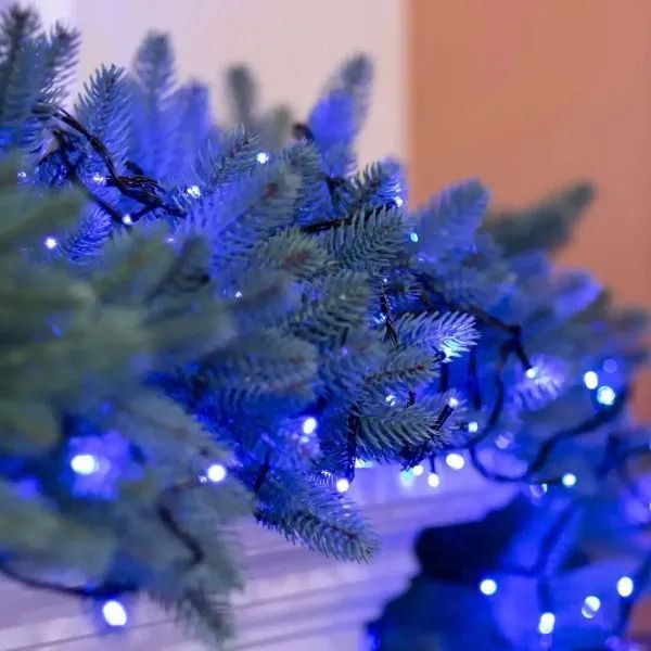Гірлянда Нитка 161 LED довжина 14 метрів, синій GarlandoPro AMB-000693 фото