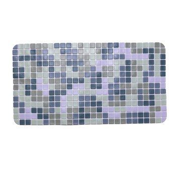 Килимок для ванни Clean Mosaic 65*35 см силіконовий, синій Jiamat AMB-003746 фото