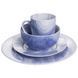 Столовий сервіз із порцеляни Marble Clara 24 предмети на 6 персон Yiwu AMB-002247 фото 4