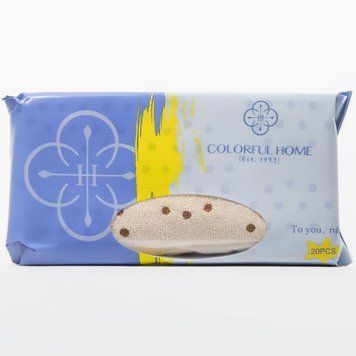 Серветки універсальні з поліестеру 20 штук 25*25 см текстуровані ТМ COLORFUL HOME AMB-000953 фото