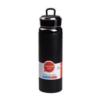 Термос Vacuum Sports 1 л з нержавіючої сталі, чорний Yiwu AMB-003560 фото